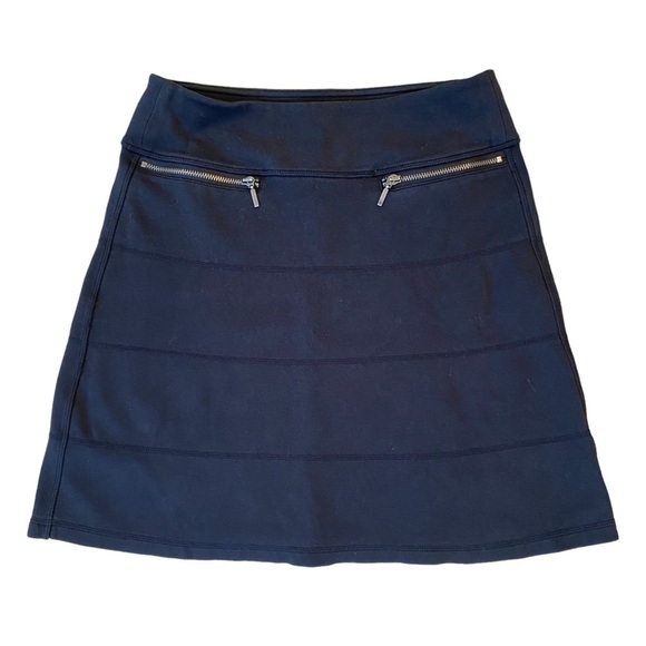 Athleta Black Pull On Skirt with Zipper Pockets - Picture 1 of 8